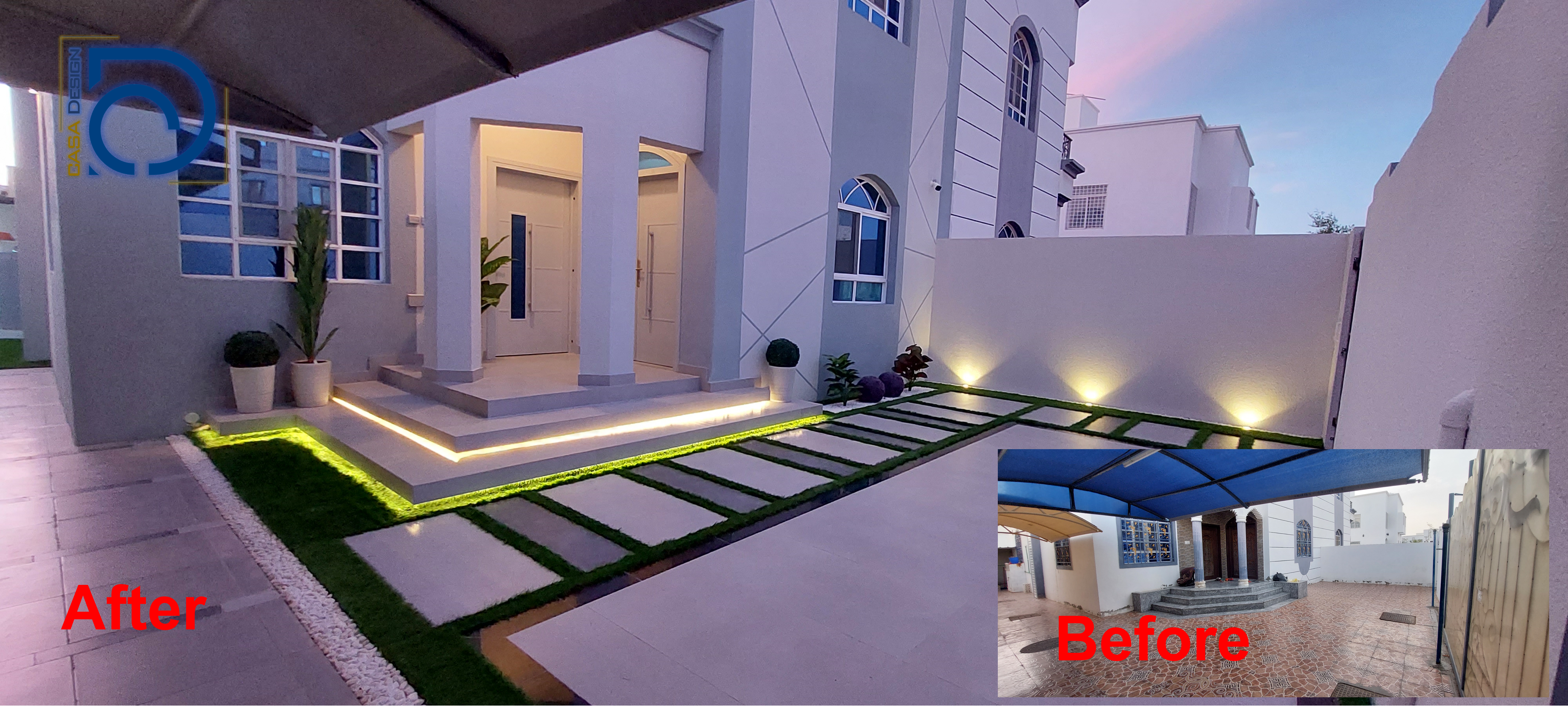 Landscape Execution for private Villa in Al Khoudh 6,Muscat